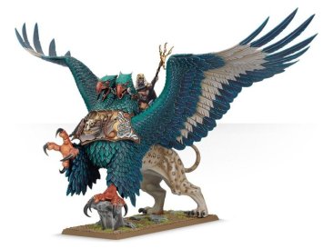 Freeguild General on Griffon / Karl Franz On Deathclaw