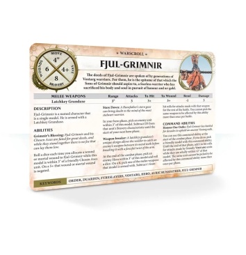 Warscroll Cards: Fyreslayers