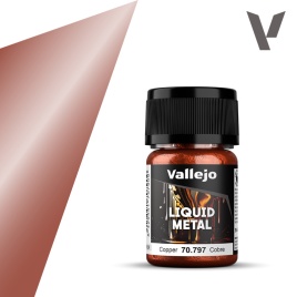 Краска Vallejo Liquid Metal: Copper 70.797
