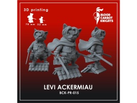 Леви | Коллекционная миниатюра 70 мм 3D Печать
