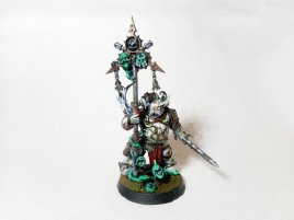 Warhammer 40k Death Guard Plague Marine Icon Bearer (Pro-Painted)