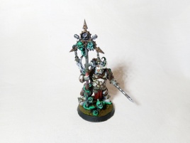 Warhammer 40k Death Guard Plague Marine Icon Bearer (Pro-Painted)