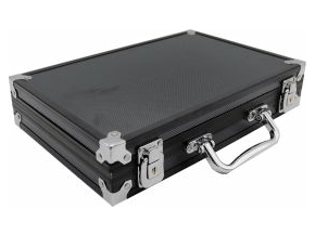 Фабрика Покера: Набор из 200 фишек для покера с номиналом в черном кейсе