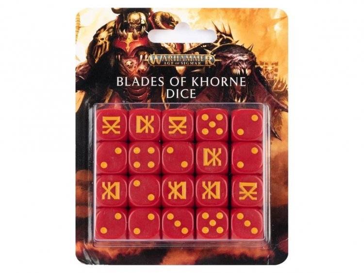 Blades of Khorne Dice Set (предзаказ 2023, Age of Sigmar)