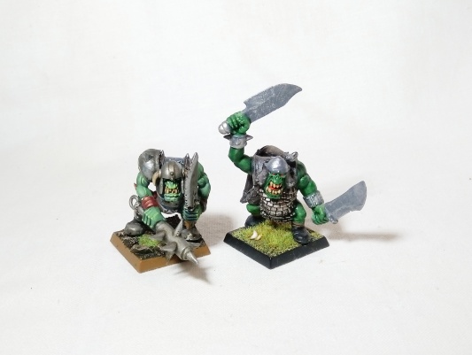 Warhammer Fantasy Age of Sigmar Orcs &amp; Goblins Orc Boyz х12 (Pro-Painted)