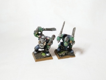 Warhammer Fantasy Age of Sigmar Orcs & Goblins Orc Boyz х12 (Pro-Painted)