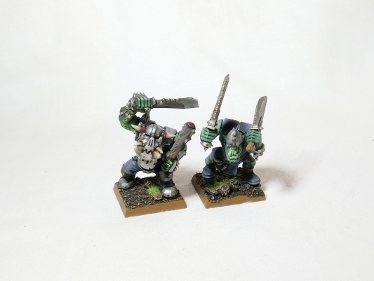 Warhammer Fantasy Age of Sigmar Orcs &amp; Goblins Orc Boyz х12 (Pro-Painted)