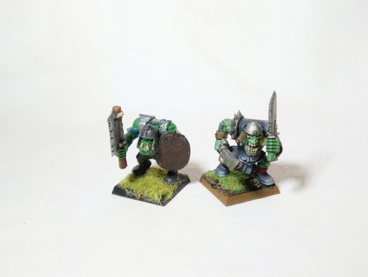 Warhammer Fantasy Age of Sigmar Orcs &amp; Goblins Orc Boyz х12 (Pro-Painted)