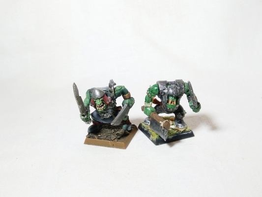 Warhammer Fantasy Age of Sigmar Orcs &amp; Goblins Orc Boyz х12 (Pro-Painted)