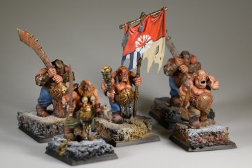 Warhammer Fantasy Battles Ogres (99120213011) x5 (Painted)
