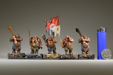 Warhammer Fantasy Battles Ogres (99120213011) x5 (Painted)
