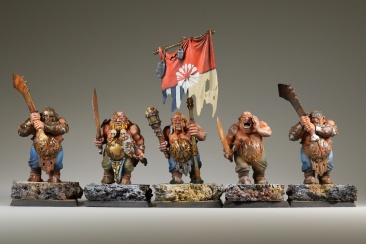 Warhammer Fantasy Battles Ogres (99120213011) x5 (Painted)