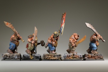 Warhammer Fantasy Battles Ogres (99120213011) x5 (Painted)