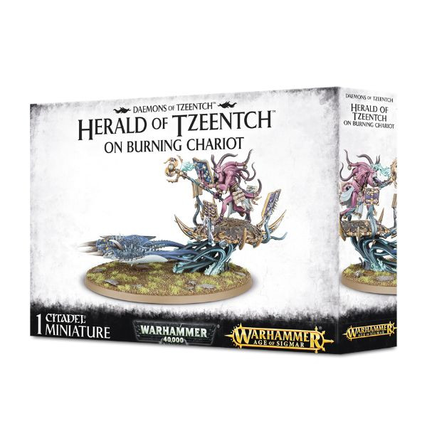 Herald of Tzeentch on Burning Chariot / Exalted Flamer of Tzeentch 2017 (предзаказ 2024, GW Direct)