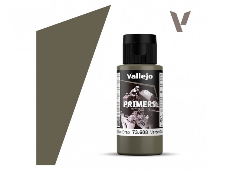 Краска Vallejo Surface Primer: USA Olive Drab 73.608 (60 мл)