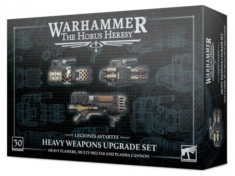 Heavy Weapons Upgrade Set – Heavy Flamers, Multi-meltas, and Plasma Cannons (предзаказ 2025, The Horus Heresy)