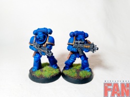 Warhammer 40k Space Marine Ultramarines Primaris Intercessors x10 (Pro-Painted)