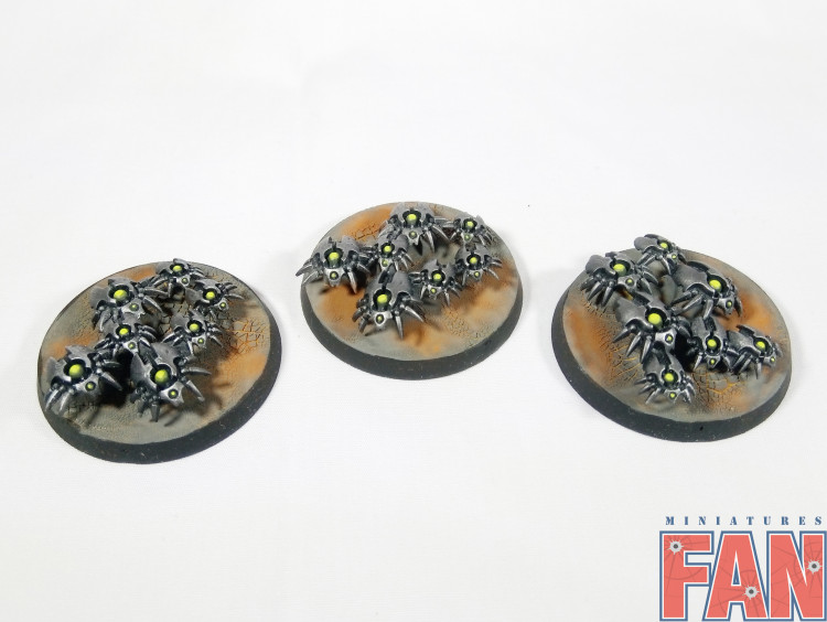 Warhammer 40000 Necron Canoptek Scarab Swarms x3 (Painted)