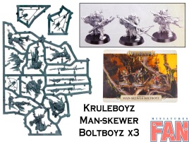 Dominion Kruleboyz Man-skewer Boltboyz x3