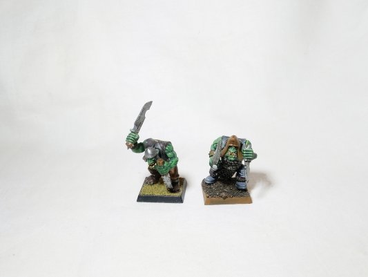 Warhammer Fantasy Age of Sigmar Orcs &amp; Goblins Orc Boyz x10 (Pro-Painted)