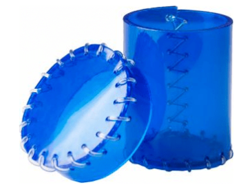 Стакан для кубиков Age of Plastic Blue Dice Cup, синий