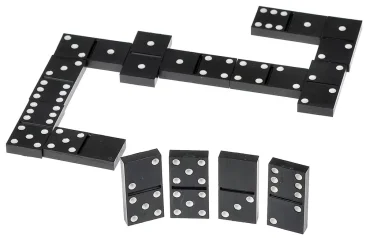 Классическое домино в пластиковой коробке