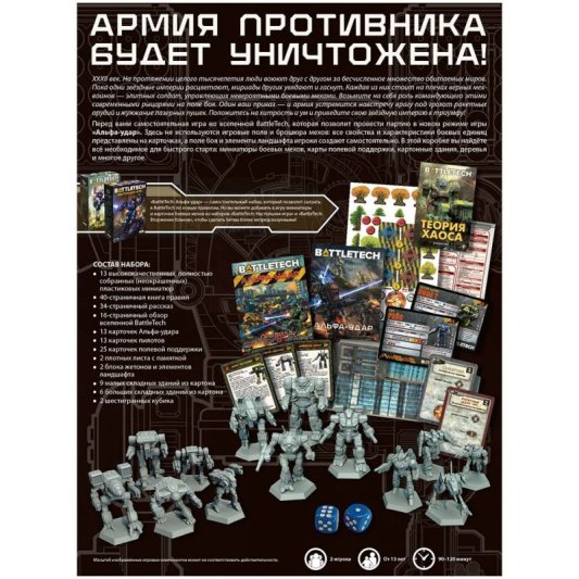 Настольная игра BattleTech: Альфа-удар