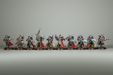 Warhammer 40k Adeptus Mechanicus Skitarii Vanguard x10 (99120116002) (Painted)