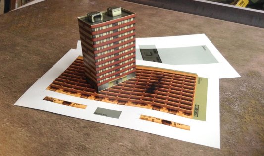 Набор сборных картонных домов