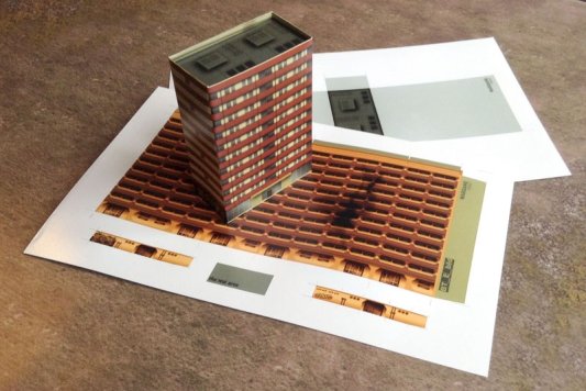 Набор сборных картонных домов