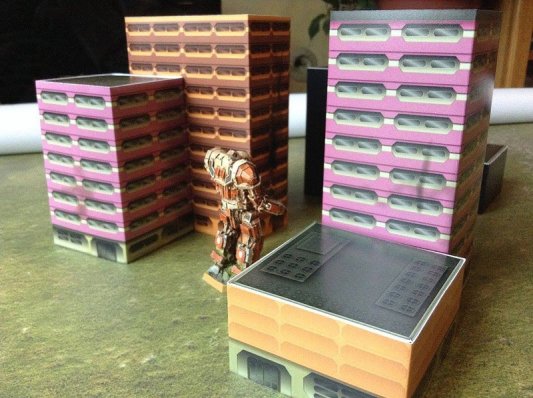 Набор сборных картонных домов