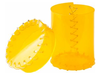 Стакан для кубиков Age of Plastic Yellow Dice Cup, жёлтый