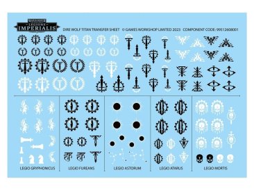 Legions Imperialis: Dire Wolf Heavy Scout Titans (предзаказ 2025)