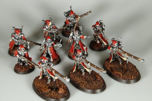 Warhammer 40k Adeptus Mechanicus Skitarii Rangers x10 (99120105046) (Painted)