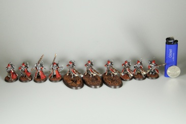 Warhammer 40k Adeptus Mechanicus Skitarii Rangers x10 (99120105046) (Painted)