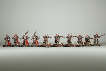 Warhammer 40k Adeptus Mechanicus Skitarii Rangers x10 (99120105046) (Painted)