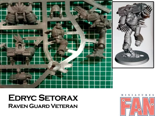 Deathwatch Overkill Edryc Setorax, Raven Guard Veteran