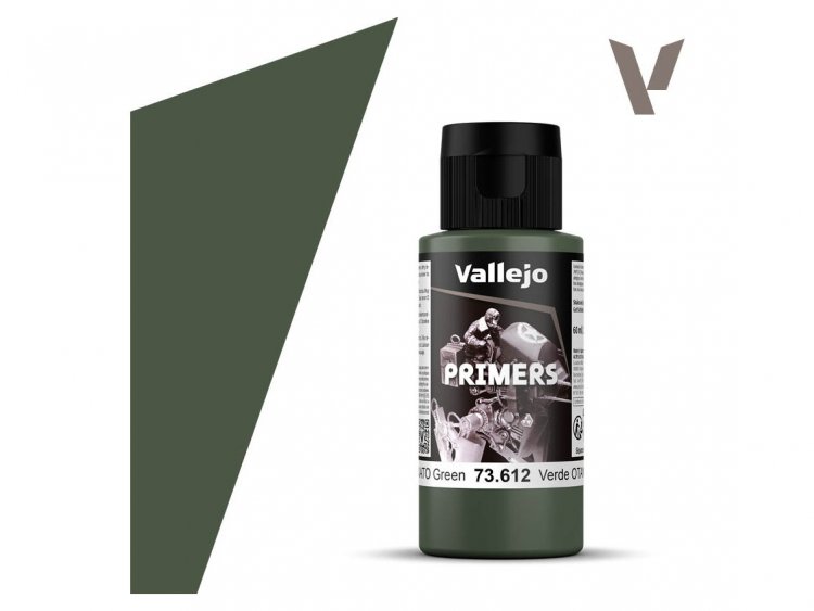 Краска Vallejo Surface Primer: NATO Green 73.612 (60 мл)