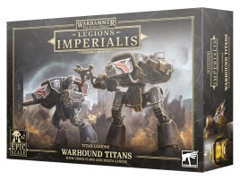 Legions Imperialis: Warhound Titans with Ursus Claws and Melta Lances