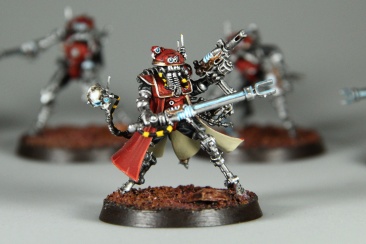 Warhammer 40k Adeptus Mechanicus Sicarian Infiltrators x5 (99120116018) (Painted)