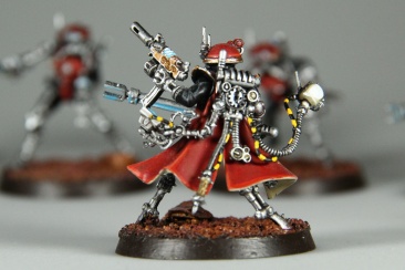 Warhammer 40k Adeptus Mechanicus Sicarian Infiltrators x5 (99120116018) (Painted)
