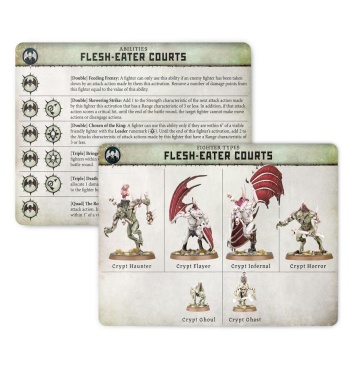 Datacards Warcry: Flesh-eater Courts