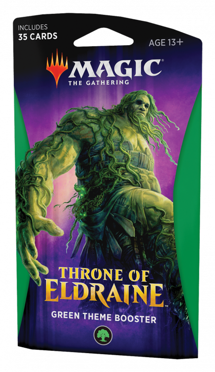 Throne of Eldraine: Зелёный тематический бустер