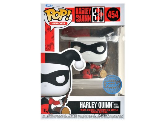 Фигурка Funko POP! Heroes. Harley Quinn 30: Harley Quinn with cards
