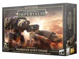 Legions Imperialis: Warhound Scout Titans with Turbo Laser Destructors and Vulcan Mega-Bolters