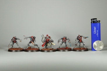 Warhammer 40k Adeptus Mechanicus Sicarian Ruststalkers x5 (99120116018) (Painted)