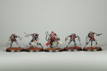 Warhammer 40k Adeptus Mechanicus Sicarian Ruststalkers x5 (99120116018) (Painted)