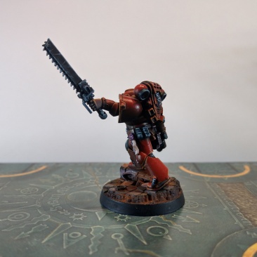 Warhammer 40K Space Marines Heroes Sergeant Sevastus (Pro-Painted)
