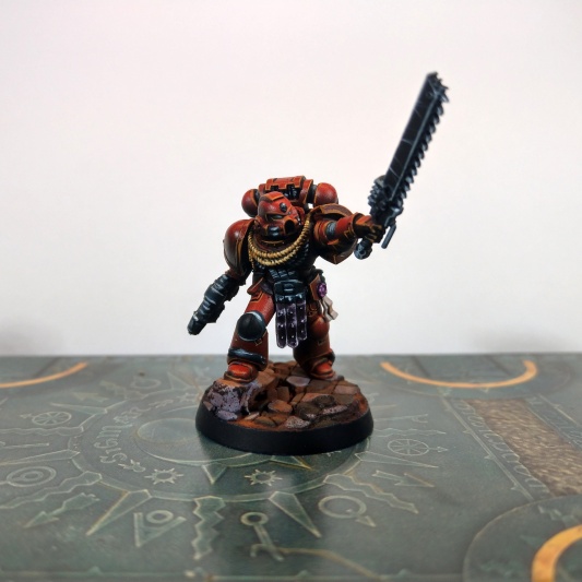 Warhammer 40K Space Marines Heroes Sergeant Sevastus (Pro-Painted)