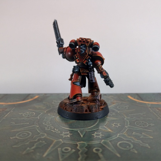 Warhammer 40K Space Marines Heroes Sergeant Sevastus (Pro-Painted)